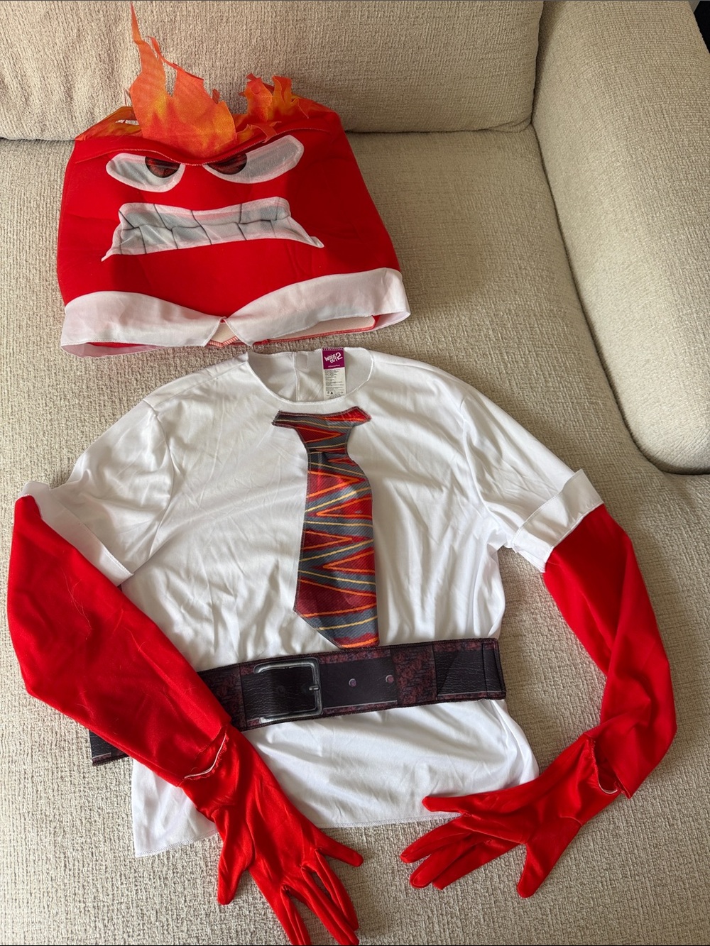 Disney Inside out Adult size L costume Anger